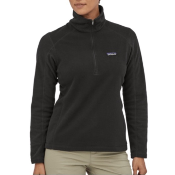 Patagonia Tops - PATAGONIA Fleece Quarter Zip Black